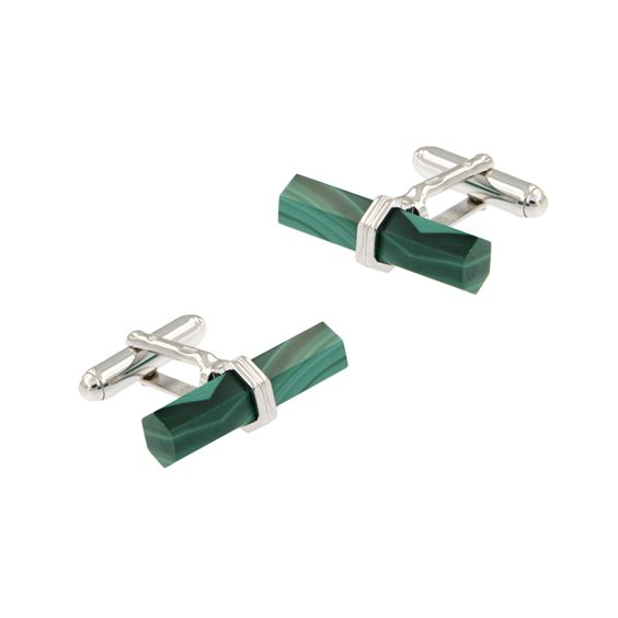 Bouton de manchette  CikOrefice Gioielli Homme in Argent Malachite 449 MAL GEM - 449 MAL GEM